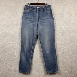 Levis Jeans Womens 12 Long Blue 550 Relaxed Tapered Fit High Rise Medium Wash